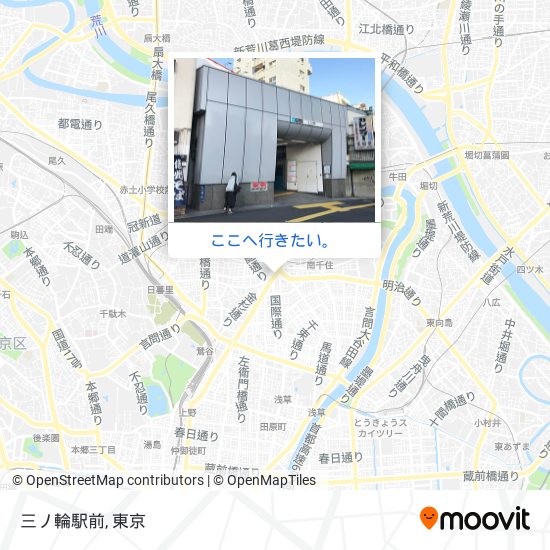 三ノ輪駅前地図