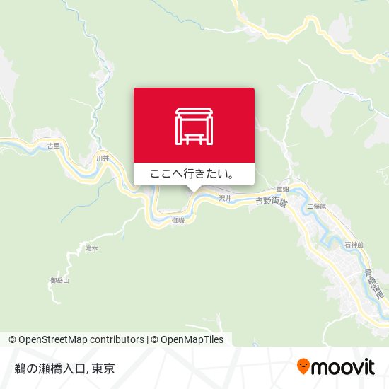 鵜の瀬橋入口地図