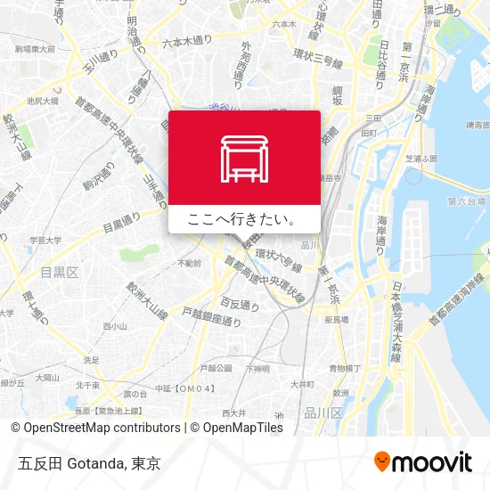 五反田 Gotanda地図