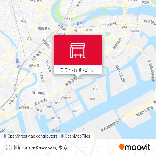 浜川崎 Hama-Kawasaki地図