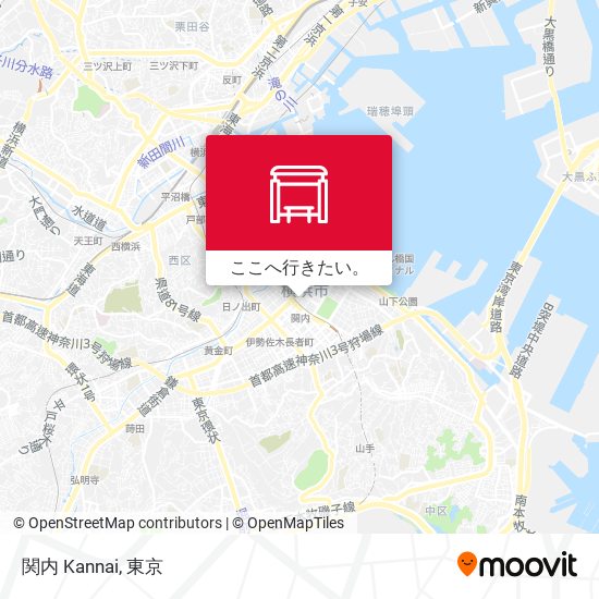 関内 Kannai地図