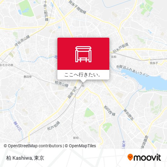 柏 Kashiwa地図