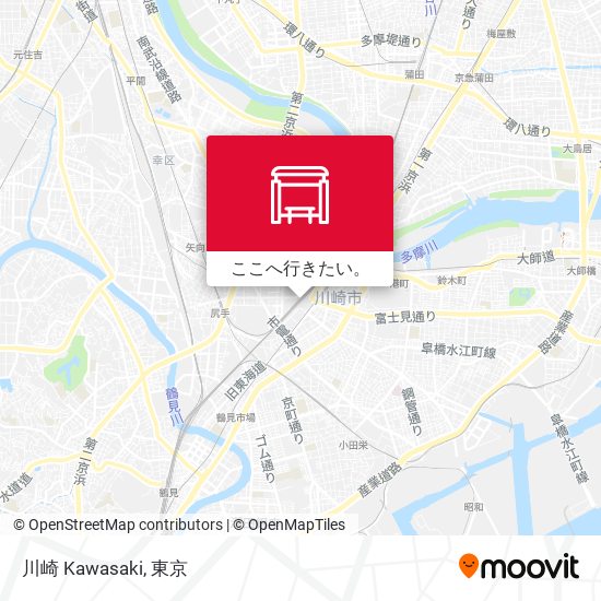 川崎 Kawasaki地図