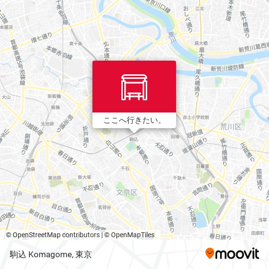 駒込 Komagome地図