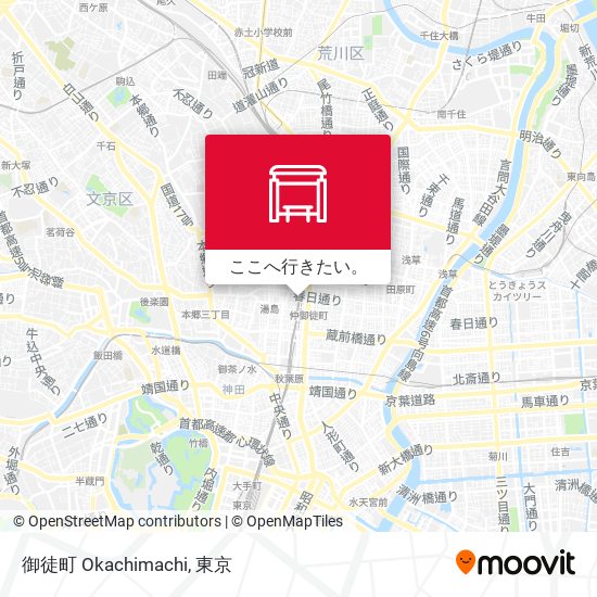御徒町 Okachimachi地図