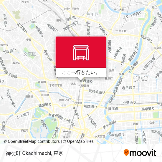 御徒町 Okachimachi地図