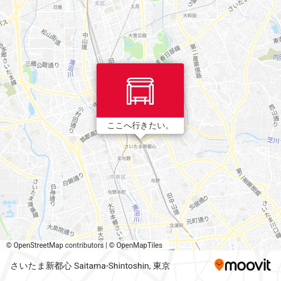 さいたま新都心 Saitama-Shintoshin地図