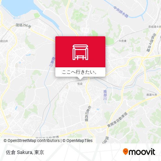 佐倉 Sakura地図