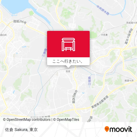 佐倉 Sakura地図