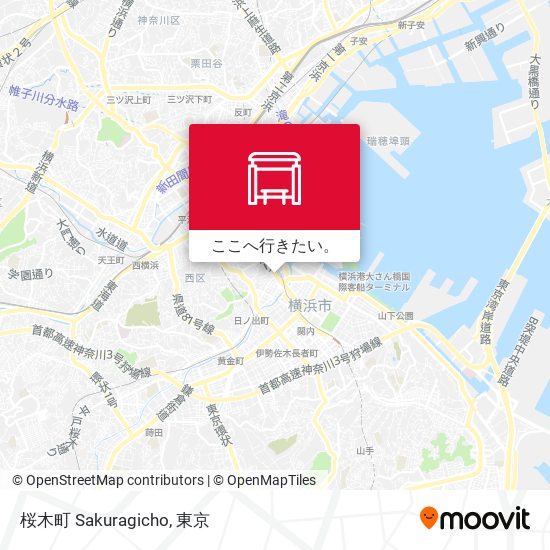 桜木町 Sakuragicho地図