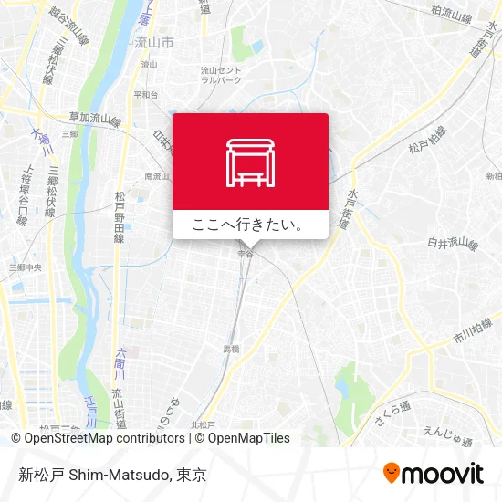 新松戸 Shim-Matsudo地図