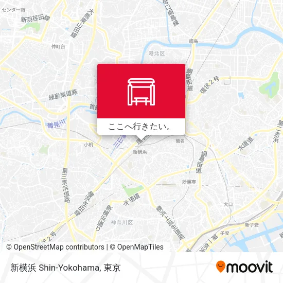 新横浜 Shin-Yokohama地図