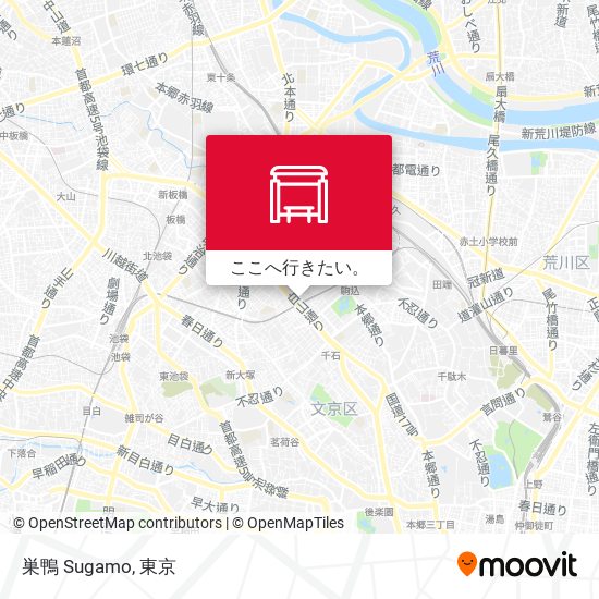 巣鴨 Sugamo地図