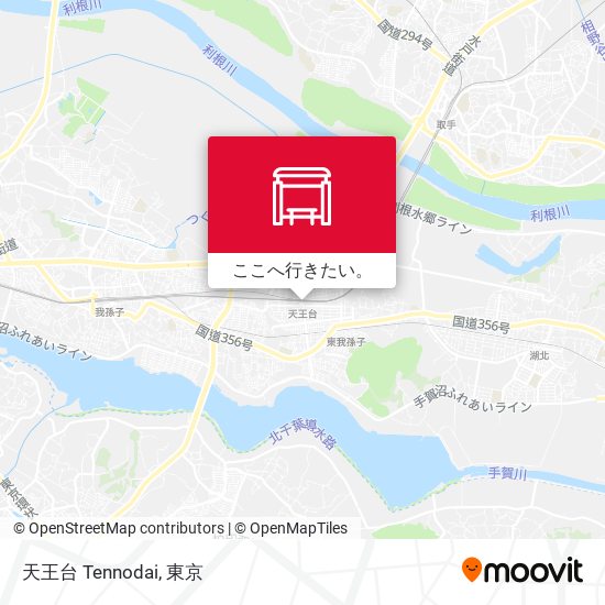 天王台 Tennodai地図