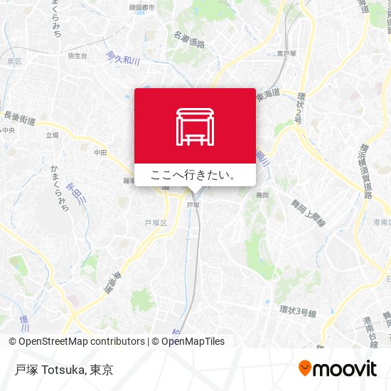 戸塚 Totsuka地図