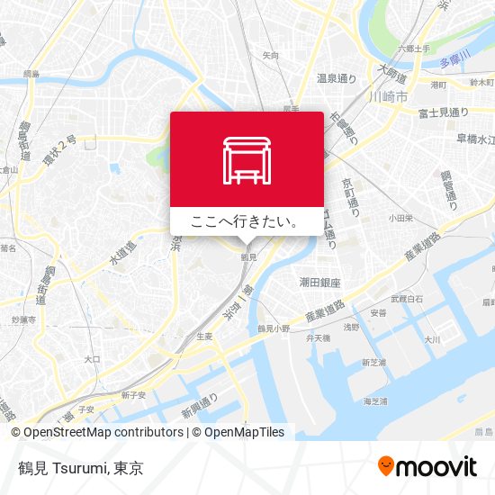 鶴見 Tsurumi地図