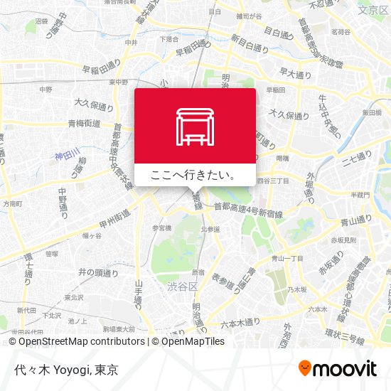 代々木 Yoyogi地図