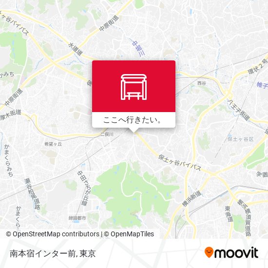 南本宿インター前地図