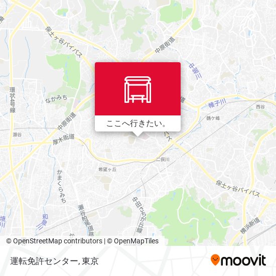 運転免許センター地図