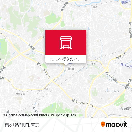 鶴ヶ峰駅北口地図