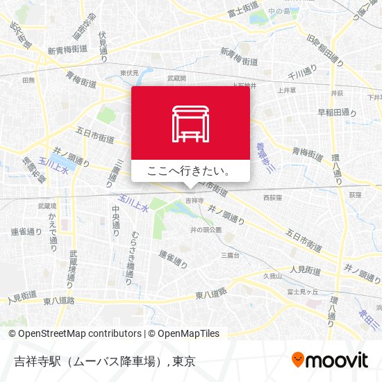 地下鉄 メトロ または バスで武蔵野市の吉祥寺駅 ムーバス降車場 への行き方 Moovit