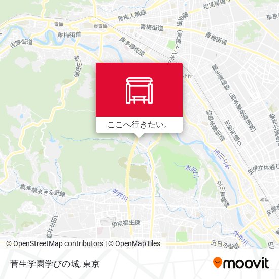 菅生学園学びの城地図