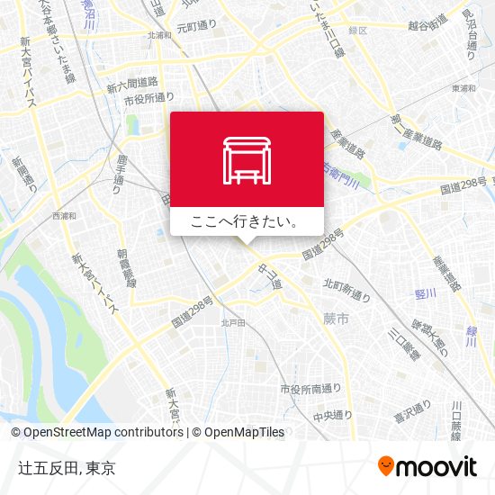 辻五反田地図