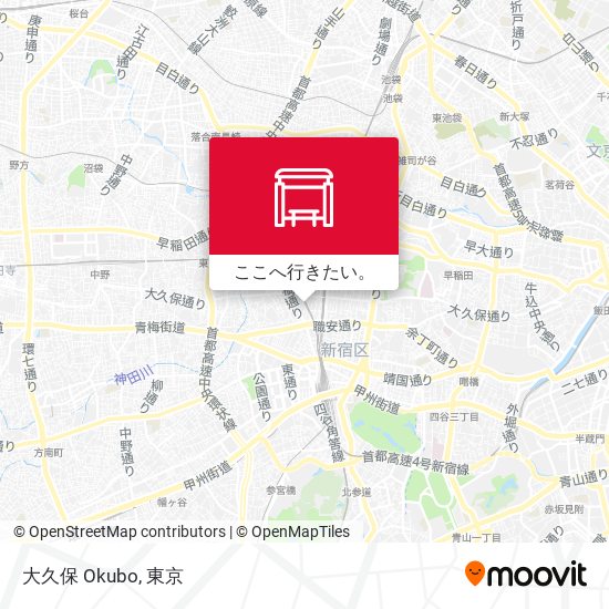 大久保 Okubo地図