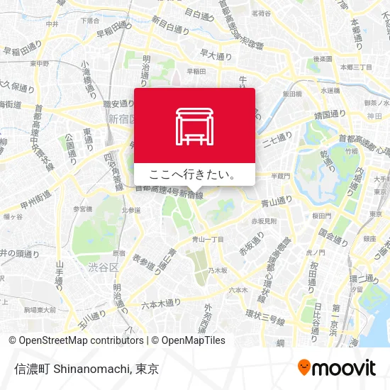 信濃町 Shinanomachi地図