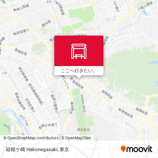 箱根ケ崎 Hakonegasaki地図