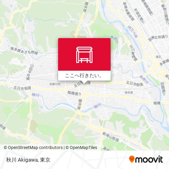 秋川 Akigawa地図