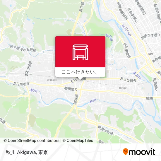 秋川 Akigawa地図
