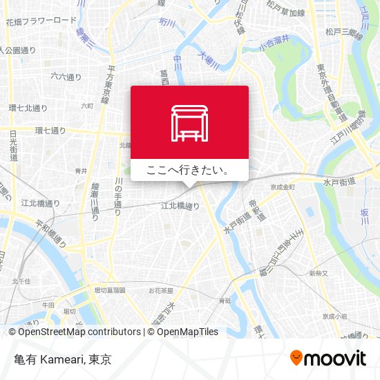 亀有 Kameari地図