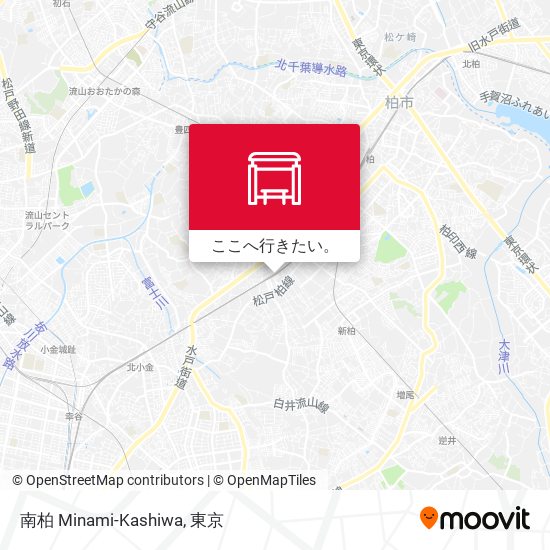 南柏 Minami-Kashiwa地図