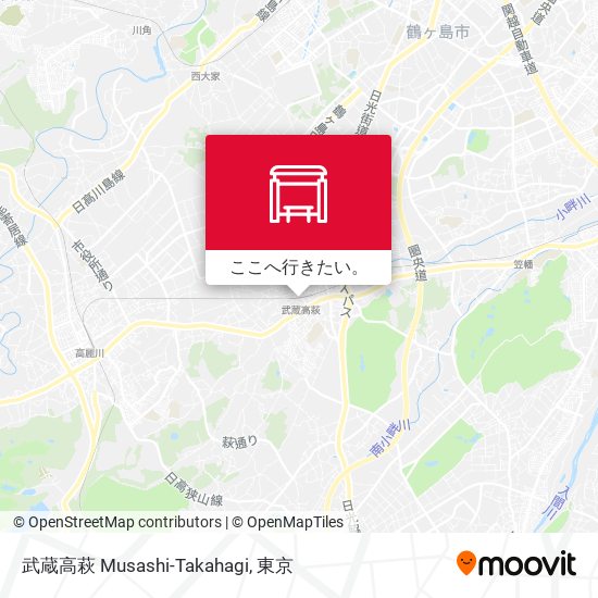 武蔵高萩 Musashi-Takahagi地図