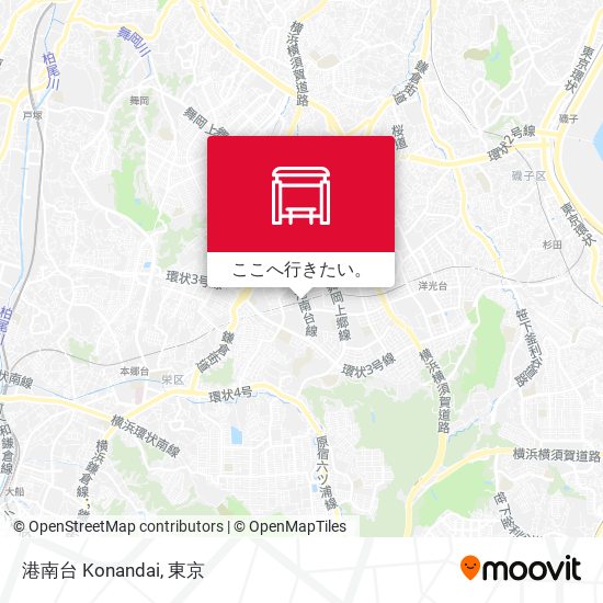 港南台 Konandai地図