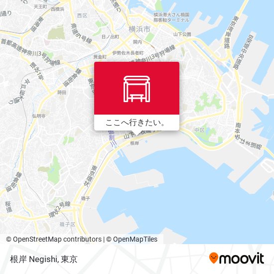 根岸 Negishi地図