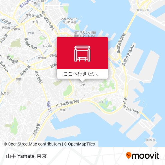 山手 Yamate地図