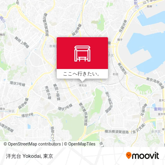 洋光台 Yokodai地図