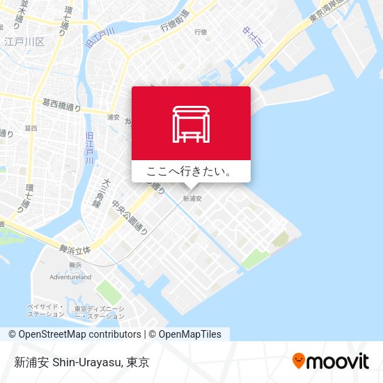 新浦安 Shin-Urayasu地図