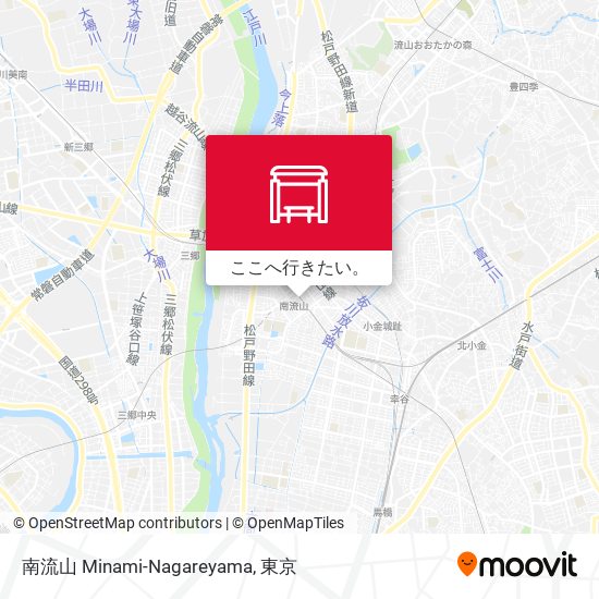南流山 Minami-Nagareyama地図
