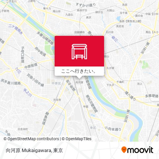 向河原 Mukaigawara地図
