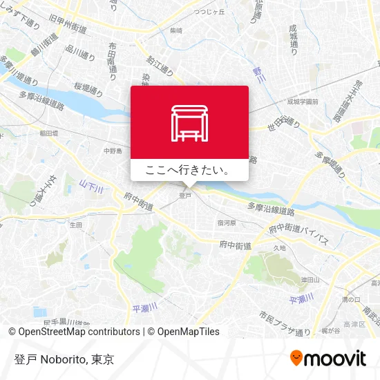 登戸 Noborito地図