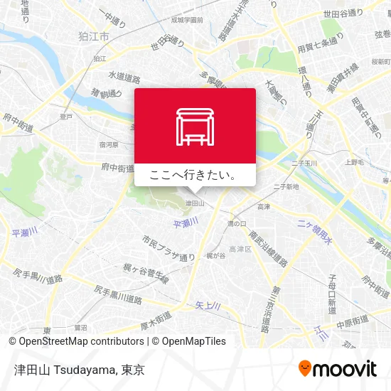 津田山 Tsudayama地図