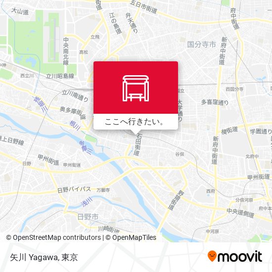 矢川 Yagawa地図