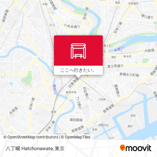 八丁畷 Hatchonawate地図