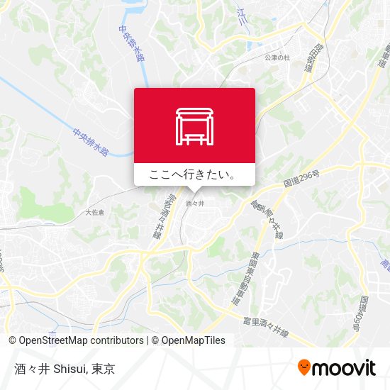 酒々井 Shisui地図