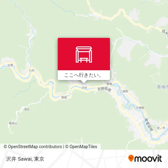 沢井 Sawai地図