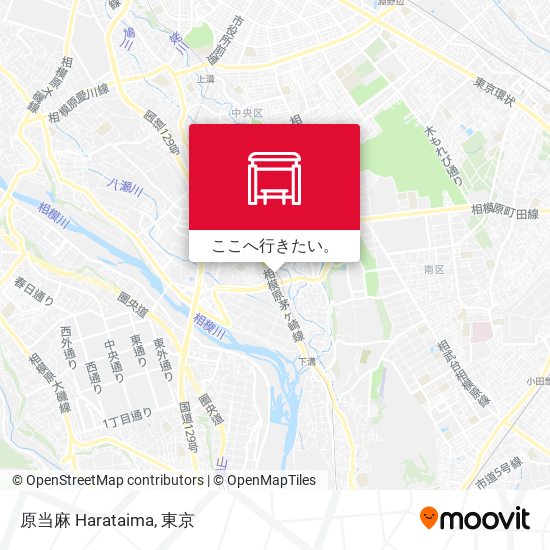 原当麻 Harataima地図