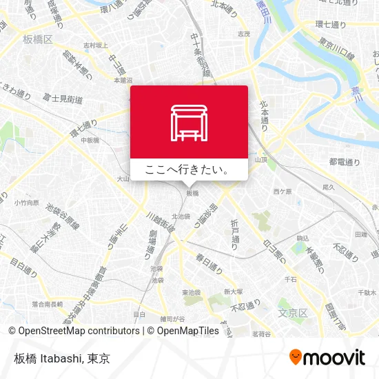板橋 Itabashi地図